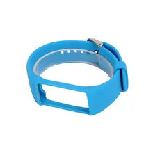 25 см замена ремешок для Polar A360 Фитнес трекер Премиум силиконовой лентой с классическим Нержавеющая сталь пряжки 8 цветов