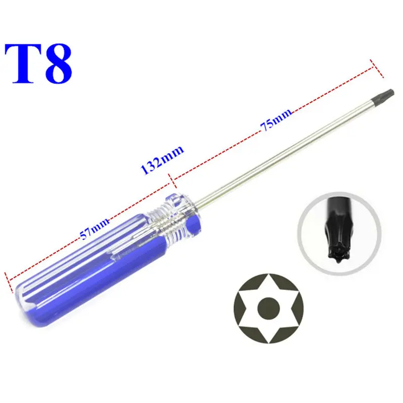 

Torx T8 Hole Star Megnetic Screwdriver Repair Tool for Xbox one Xbox 360 Controller for PS3 Slim PS4 Controller Game Accessories