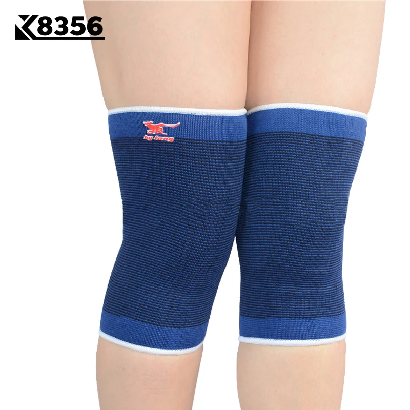 K8356 تنفس السلامة منصات الركبة كرة الطائرة تسلق اللياقة الرياضية الركبة هدفين دافئ يندبروف حماية الركبة الأزرق