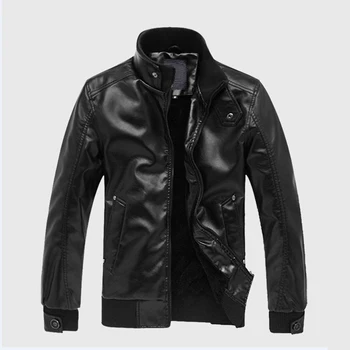 

2019 Spring new men's leather fashion Korean version repair locomotive jacket men's clothes leather jacket