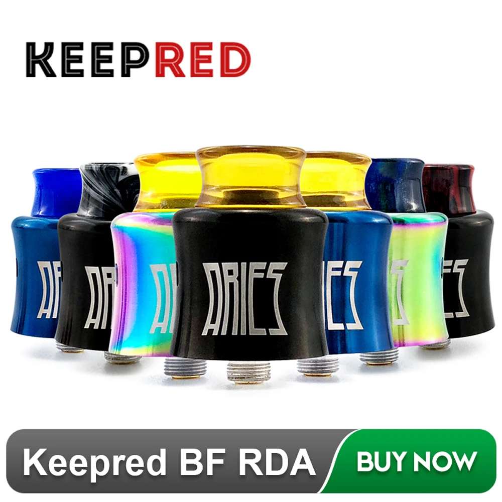 

Original KEEPRED BF RDA Atomizer 24mm 810 Drip Tip for 510 Squonk Box Mod Vaporizer dripka vs gen 2 rda recurve RDA