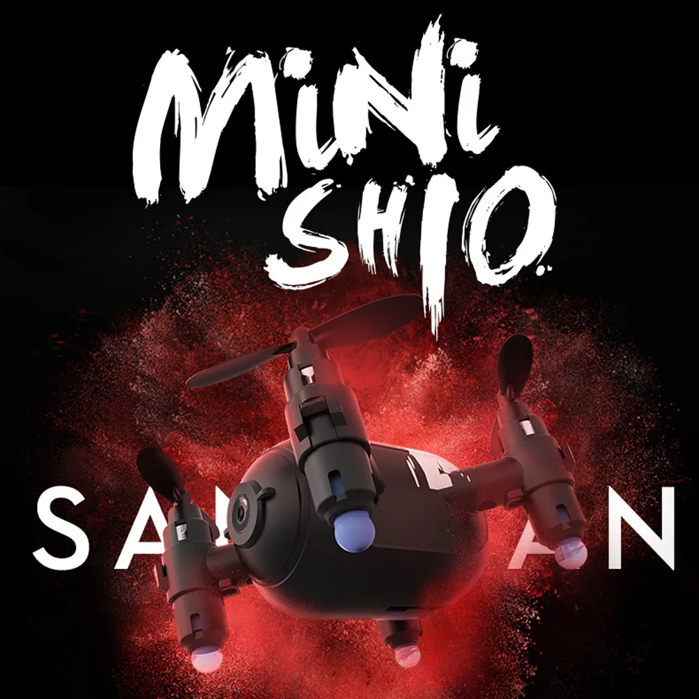 

6CM RC Mini Plane Drones with Camera SH10 Mini Drone With 0.3MP Camera HD Quadcopter 6AXIS Helicopter Selfie Drone 6.6