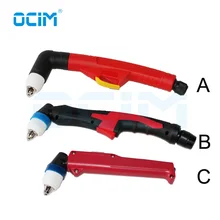 P80 ручной фонарь с удлиненной головкой сверхмощный для плазменной резки с воздушным охлаждением фонарь 100A