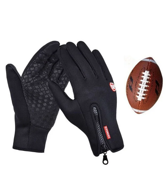 Спортивный приемник перчатки для американского футбола перчатки для регби перчатки для пеших прогулок водонепроницаемые
