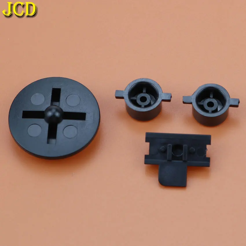 JCD 1 комплект, красный, черный набор кнопок, замена для Gameboy, Классический ГБ, клавиатуры для GBO DMG DIY для Gameboy A B, кнопки D-pad