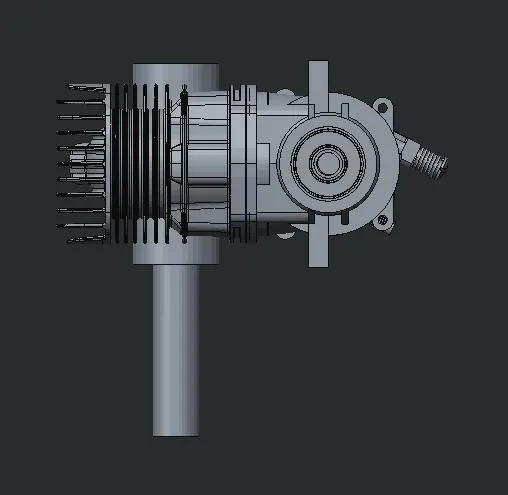 Новый 20CC аллотип глушитель выхлопной трубы для DLE20 DLE20RA