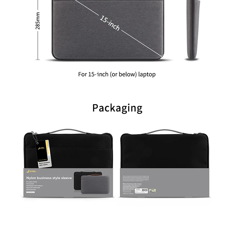 JCPAL Профессиональный Стиль для ноутбука с диагональю 13 дюймов MacBook Тетрадь для ноутбука сумка для ноутбука нейлоновая сумка для ноутбука, 50662