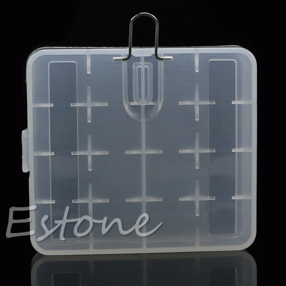 

1pcs New Portable Hard Plastic Battery Holder Case Storage Box for 4 x 18650 Batteries - L060 hot