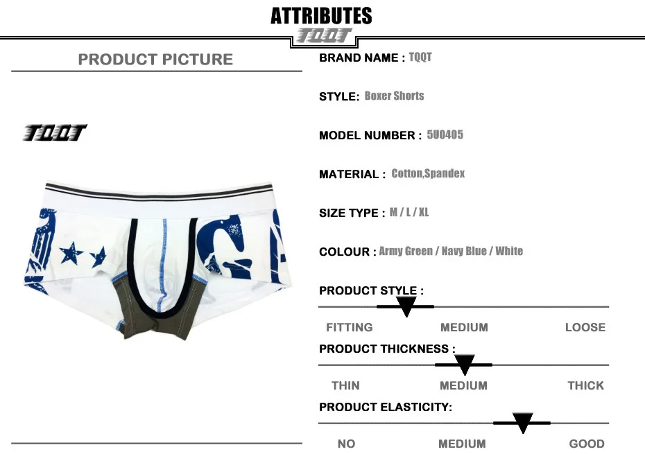 TQQT, мужское нижнее белье, с принтом, мужские боксеры, дышащее нижнее белье, мужские боксеры, шорты со специальным принтом, трусы боксеры, всего 3 цвета, 5U0405