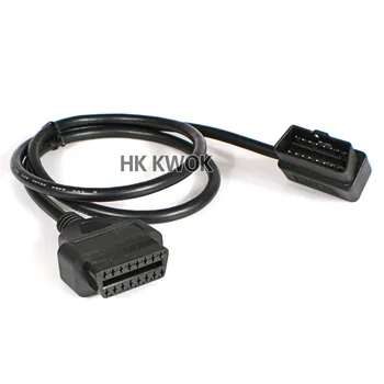 Beste OBD 2 PRA Cable16 Pin Man vrouw Elke Auto haakse Diagnostic Uitbreiding Connector 1 Meter Promotie