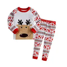 2017 New Christmas Pajamas toddler Girl Pyjamas Boys Outfit Baby Girls Family Kids Xmas Sets Boutique Santa Claus Clothing