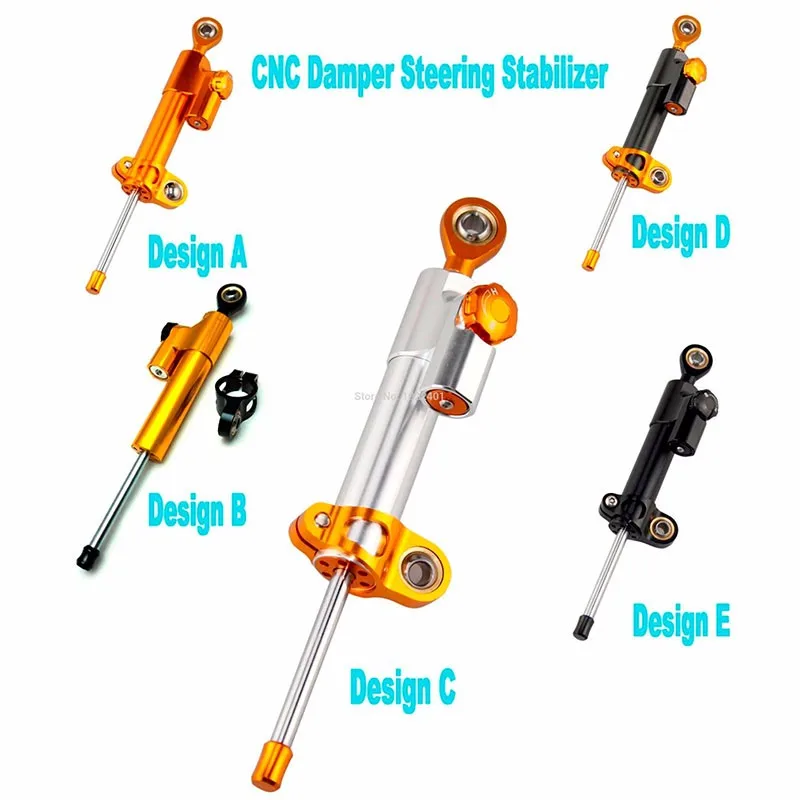 Duokon Aluminum Steering Damper Stabilizer Motorcycle Adjustable Steering Damper Linear Reversed Safety Control for Yamaha MT10 MT 07 MT09 Long Type