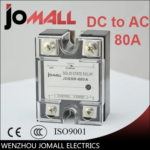 

SSR -80DA DC control AC SSR Single phase Solid state relay