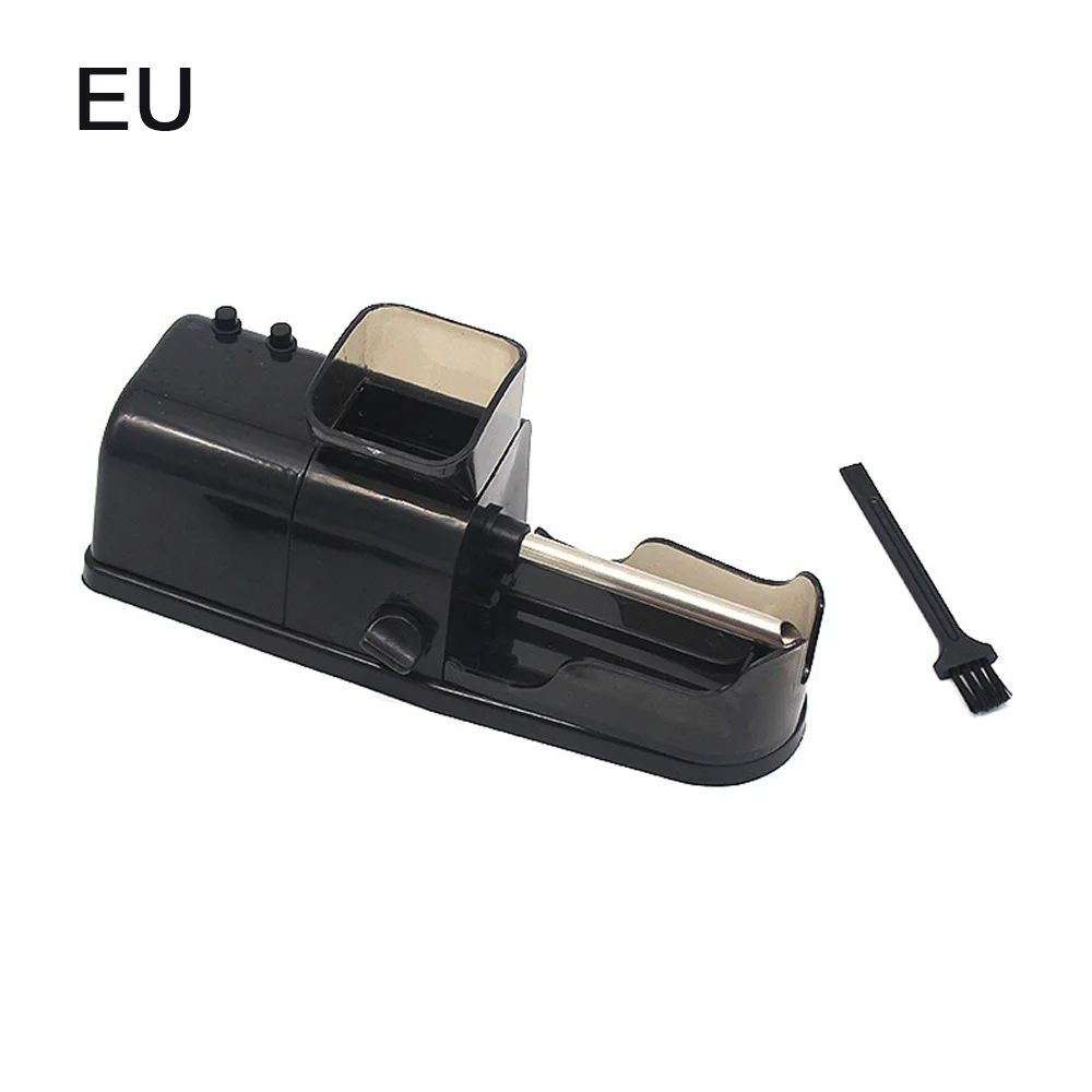1 шт. электрическая Легкая Автоматическая сигаретная прокатная машина набиватель Табака Чайник ролик - Цвет: EU Black