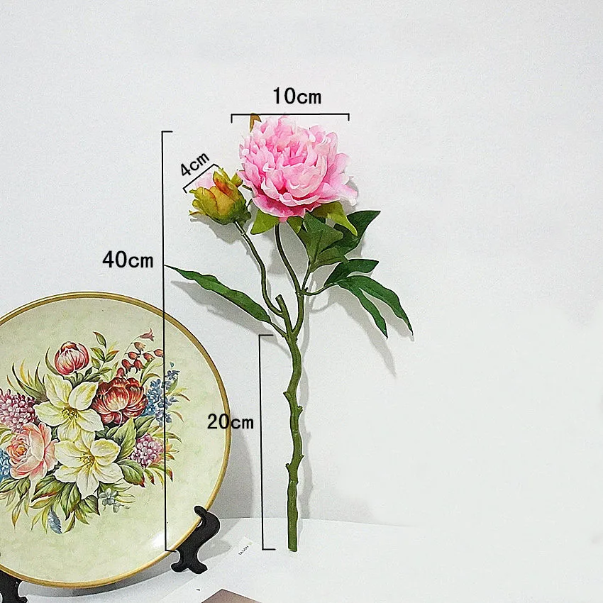 fake peonies artificial flower silk peony wedding decoration  (7)