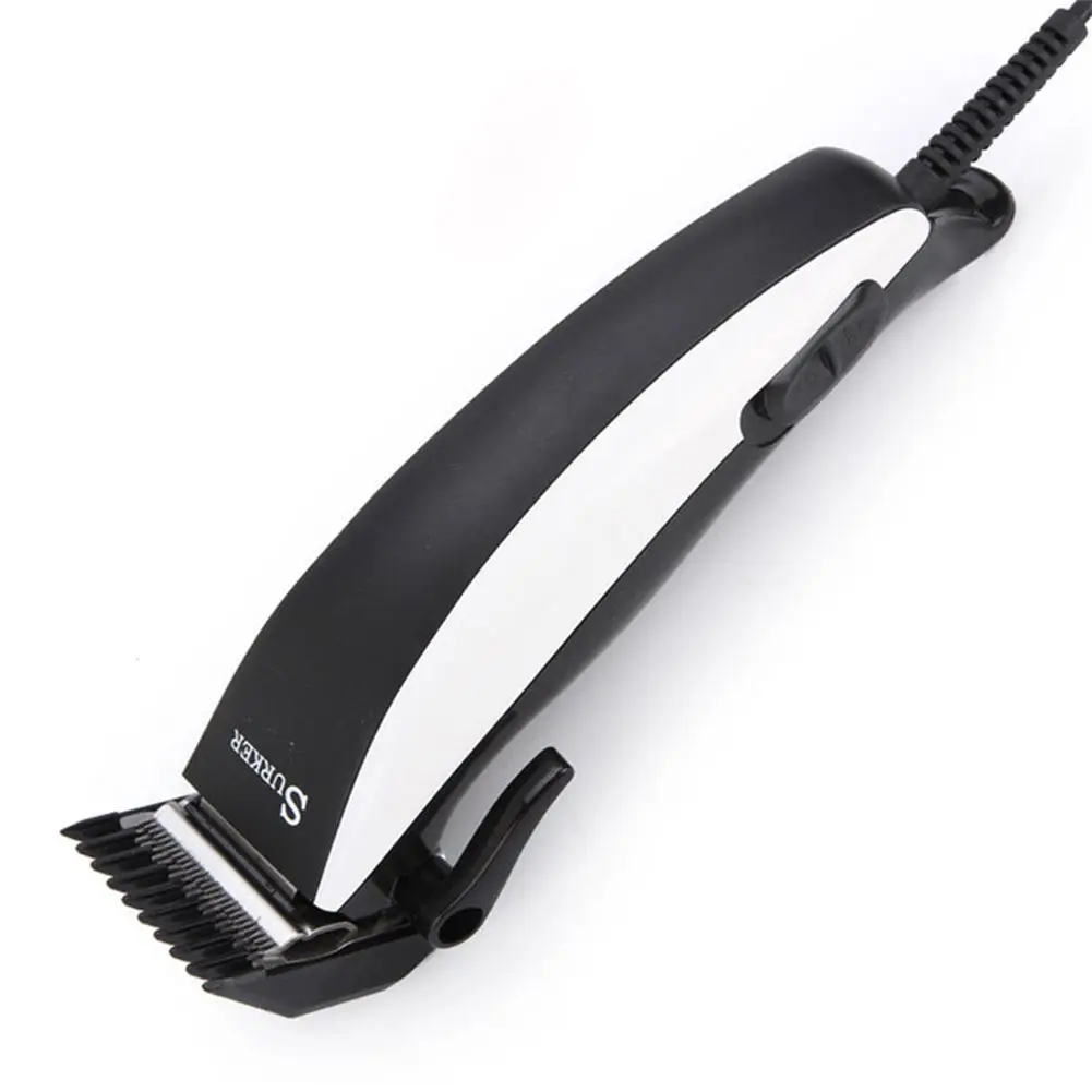 SURKER SK-5601 Household Power Cord Professional Hair Clipper Adjustable Adult Clippers Trimmer with EU | Бытовая техника
