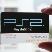 Прозрачная визитная карточка из ПВХ высокого качества