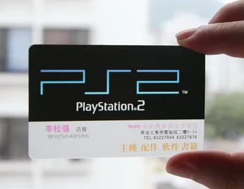 

High quality transparent pvc business card
