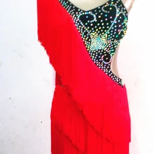 Новое поступление для взрослых Ленточки Костюмы для латиноамериканских танцев платье для танцев, профессиональное исполнение этап/Конкурс костюма, Salsa/Румба/Костюмы для бальных танцев танцевальная одежда