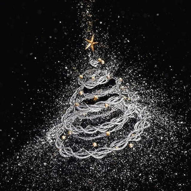 magic star christmas tree black wall backdrop vinyl cloth high computer christmas tree