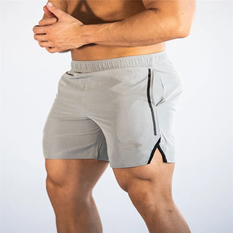 

2019 New Arrival Summer Beach Shorts Mens Fitness Bodybuilding Breathable Quick Drying Shorts Gyms Men Casual Joggers Shorts