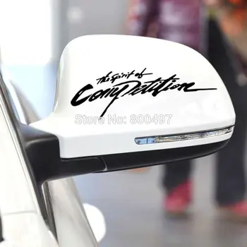 

New Style Car Styling Creative The Spirit of Competition Sport Style Car Body Stickers Decorative Rear Mirror Vinyl Decal