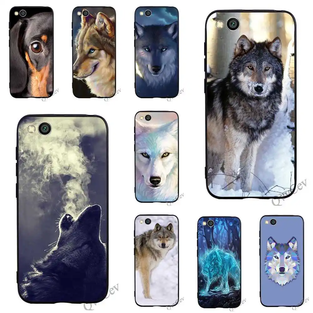 

Wolf Dog Cat Phone Case for Redmi Note 6 Pro Cover 4X A2 A1 4A Plus 5A Prime 6A 7 5 for Xiaomi Mi 9se 9 8 Lite Silicone