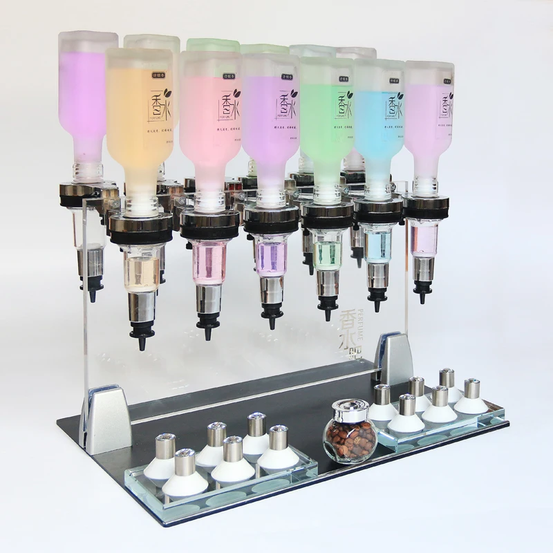 2018 new coming Perfume bar equipment, 12 Perfume pump heads Alec