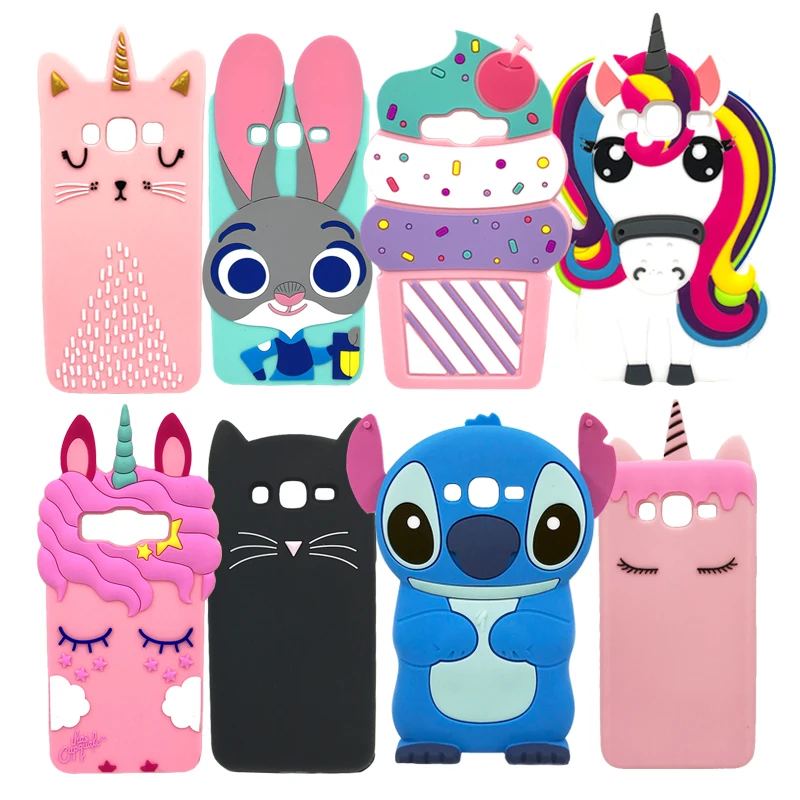 

Cover Case For Samsung Galaxy J5 2015 J500 J500H J500F Cover Silicone 3D Cartoon Phone Bag Case For Samsung J5 2015 J500 5.0"