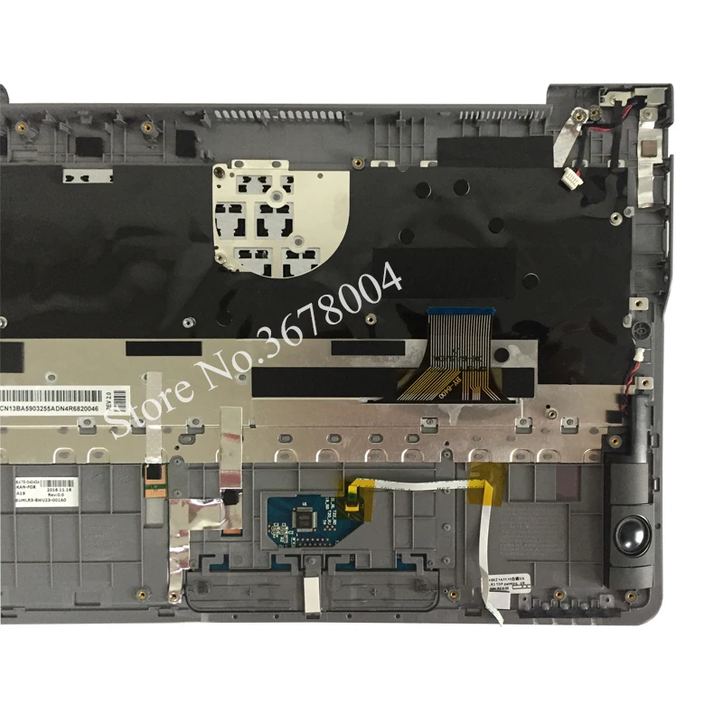 Великобритании для samsung NP530U3C NP530U3B NP535U3C NP540U3 NP532U3C NP532U3A клавиатура для компьютера c английской раскладкой серой palmrest крышка