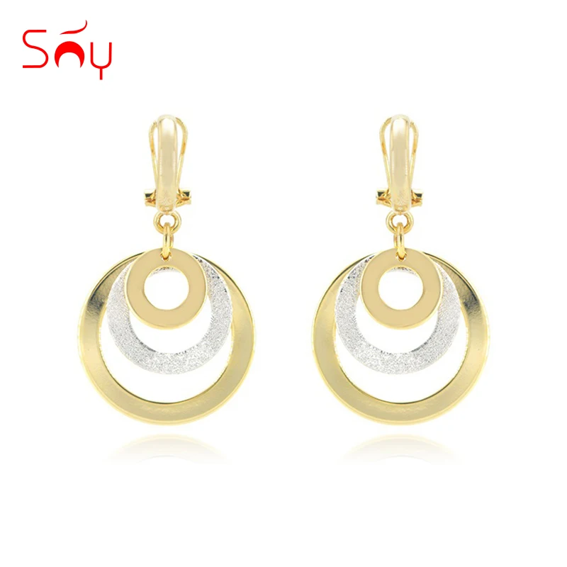 

Sunny Jewelry Fashion Jewelry 2019 Big Hoop Earrings For Women Exquisite Jewelry Feather High Quality For Party Wedding Daily