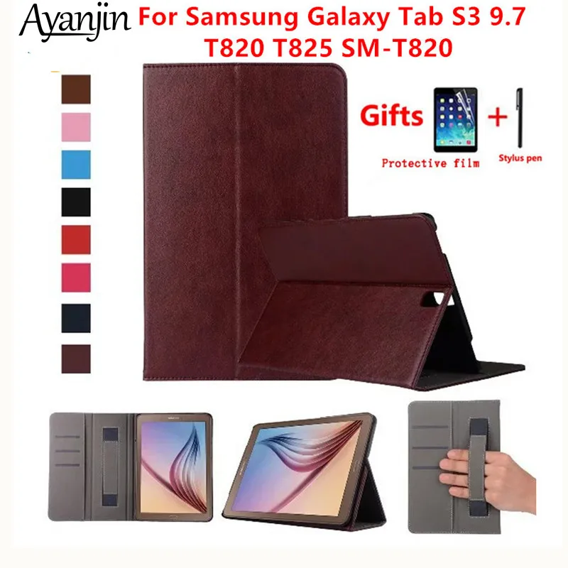 Портативная подставка из искусственной кожи для Samsung Galaxy Tab S3 9 7 T820 T825 чехол с