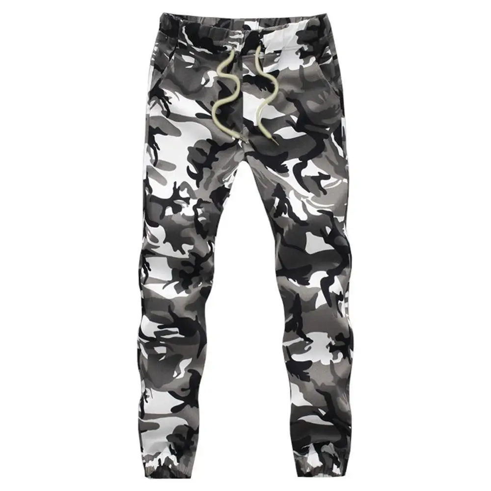

Cotton Mens Jogger Autumn Pencil Harem Pants 2019 Men Camouflage Military Pants Loose Comfortable Cargo Trousers Camo Jogger