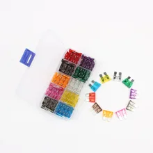 Стандарт 100 шт Авто автомобильная Лодка Грузовик лезвие коробки предохранителей ассортимент 2A 3A 5A 7.5A 10A 25A 30A