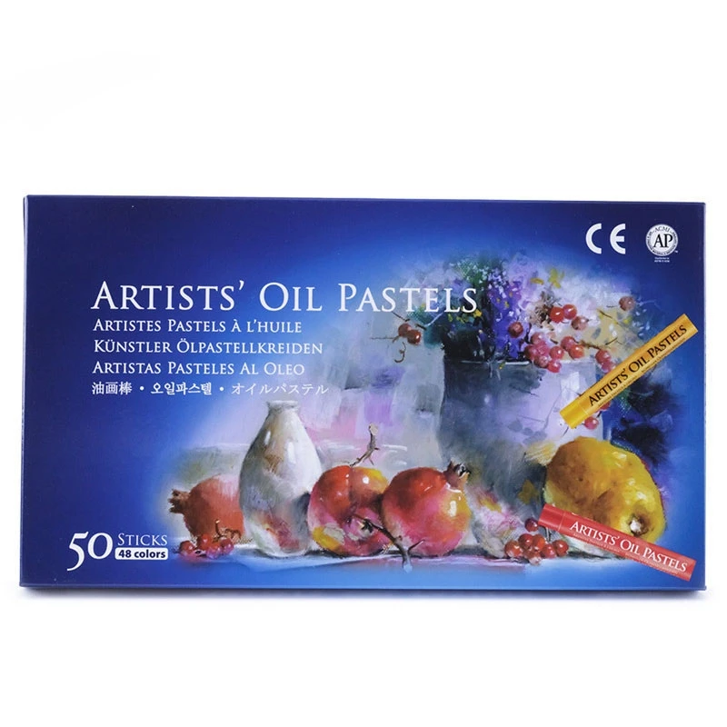 

50pcs/lot Oil Pastels Set Student Stationery School Drawing Pen Supplies Crayons Boya Kalemi Style Art Supplies