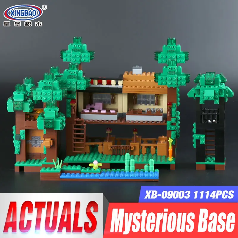 

Xingbao 09003 1114Pcs Creative MOC Series The Mysteries of Base Set Children Educational Building Blocks Bricks Toys Model Gifts