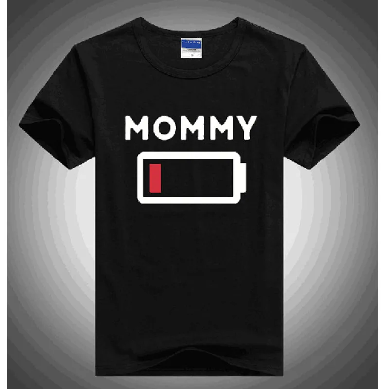 2018-Family-Clothing-Mommy-Daughter-Son-Summer-Battery-T-Shirt-Father-Mother-Kids-Matching-Outfits-Mother (1)