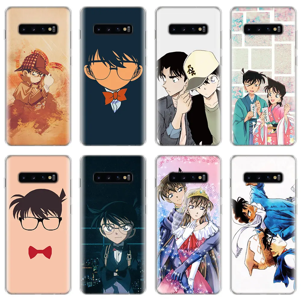 Detective Conan Soft Silicone Cases for Samsung Galaxy S8 S9 S10 Plus