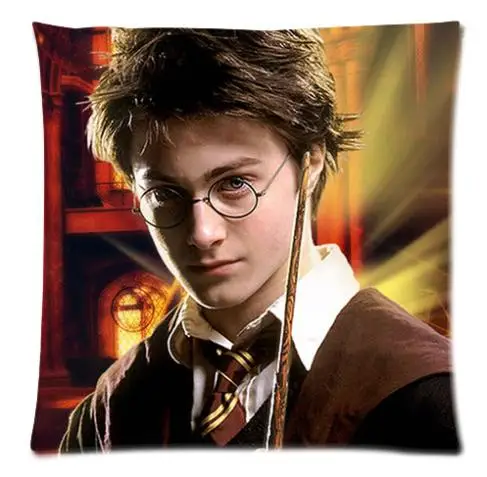 

Custom Harry Potter 003 Fashion Style Glossy Soft Modernative Suitbale Single Pillow Case mini Size 33x33cm(Twin Sides)