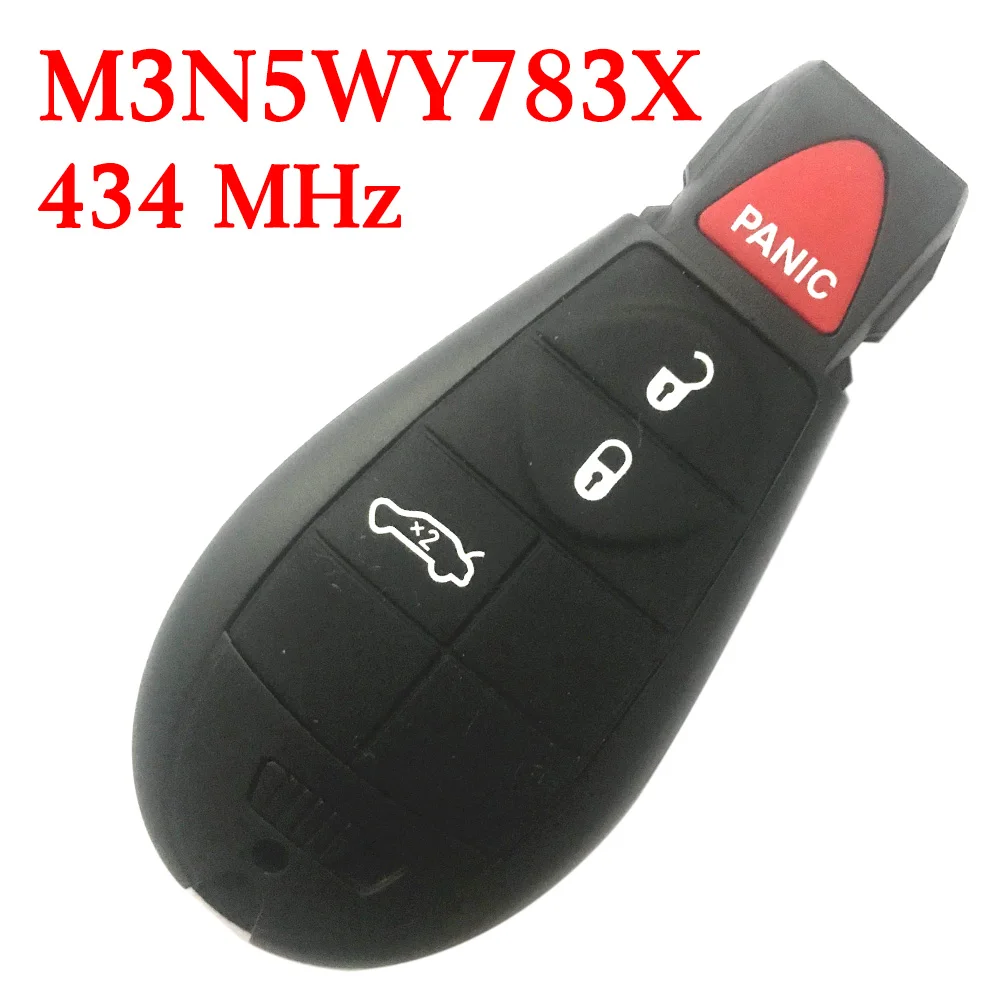 434 MHz 3+1 Buttons Remote Fobik Key for Chrysler / Dodge 2008-2012 #2 - M3N5WY783X | Автомобили и мотоциклы