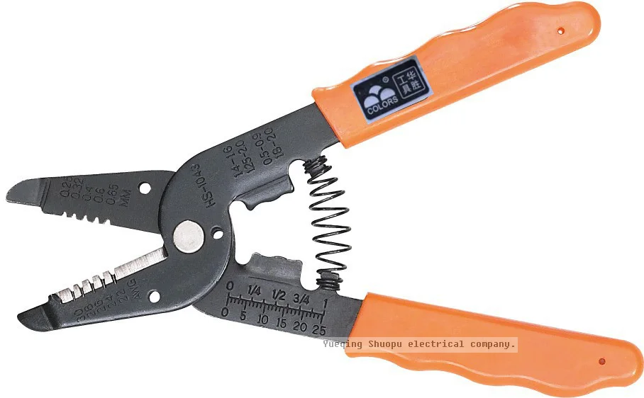 

HS-1043 wire stripper Multi Function Cable wire Cutters and Strippers Max 30MM2 STRIPPING WIRE 0.25-0.65MM2 cable cutter TOOL
