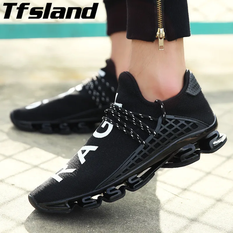 Tfsland/женская и мужская обувь из мягкой сетчатой ткани; Zapatillas Chaussures; дышащая обувь; спортивная обувь на плоской подошве; прогулочная обувь; кроссовки для пар