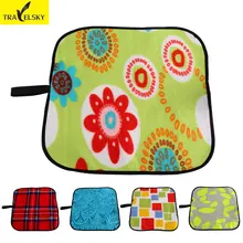 Single Person Portable Folding Cushion Thickening Damp Proof Waterproof Field Tent Small Cushion Moisture-proof Cushion