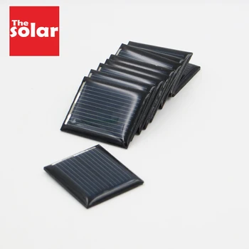 

10pcs 1V DC 80mA Solar Panel Standard Epoxy Polycrystalline Silicon DIY Battery Power Charge Module Mini Solar Cell toy
