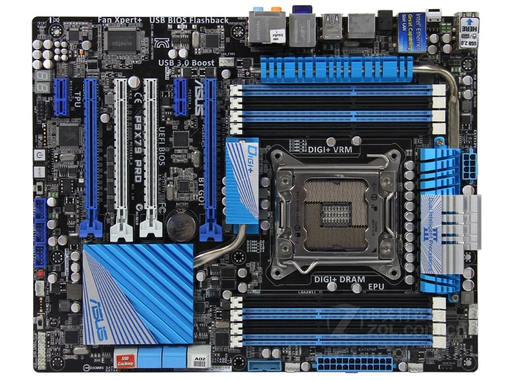 Бесплатная доставка оригинальная материнская плата для ASUS P9X79 PRO DDR3 LGA 2011 USB2.0 USB3.0