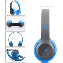 P47 Bluetooth Headphone Wireless Headset Hand Free For iPhone 7 Samsung Xiaomi Bluetooth Earphone With MF/TF Card bass Earpod