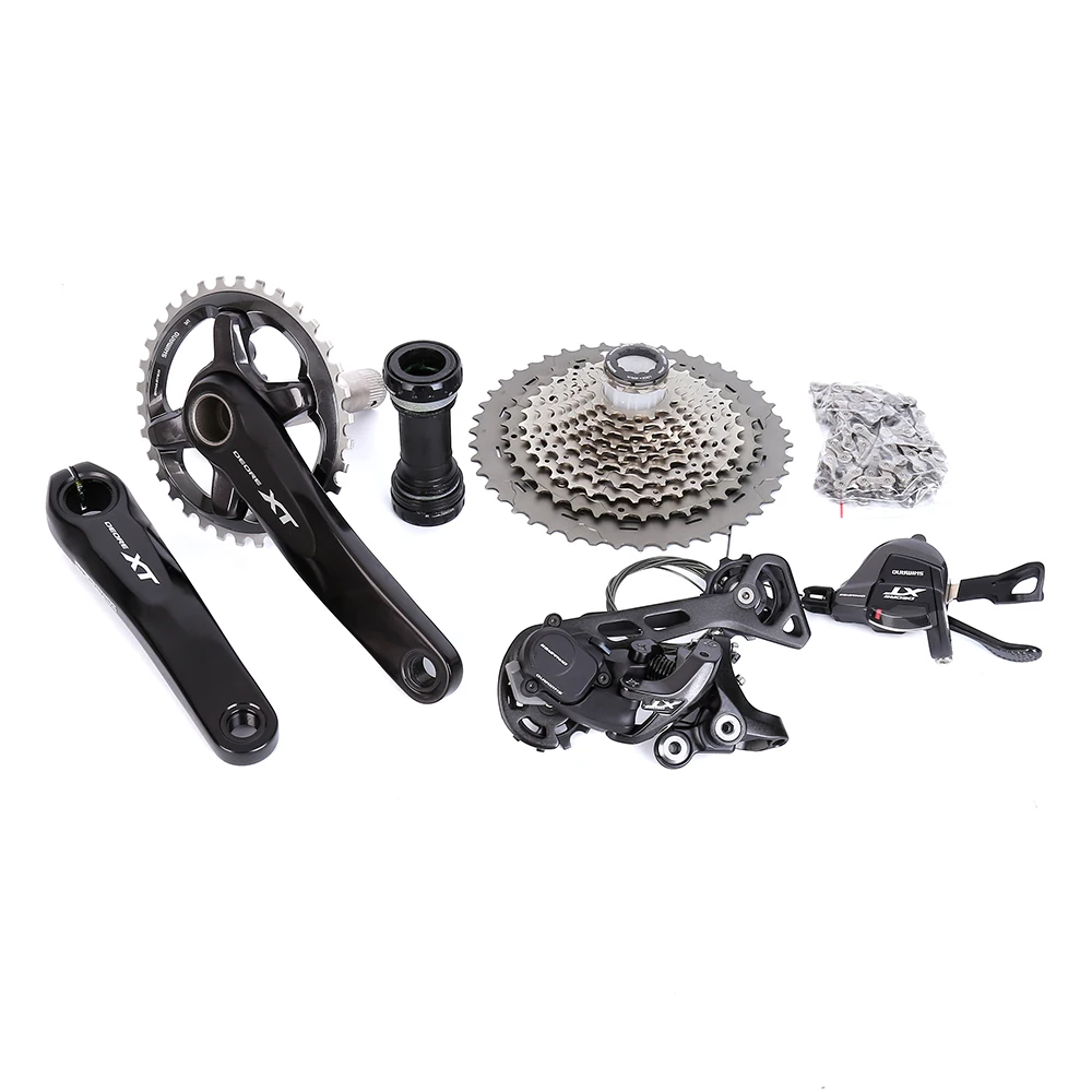 Shimano Deore XT M8000 11 velocidad de 170mm/175mm 30 T 32 T 34 T transmisión bicicleta conjunto de grupo mtb 1x11 s Shimano Deore XT M8000 11 velocidad de 170mm/175mm 30 T 32 T 34 T transmisión bicicleta conjunto de grupo mtb 1x11 s