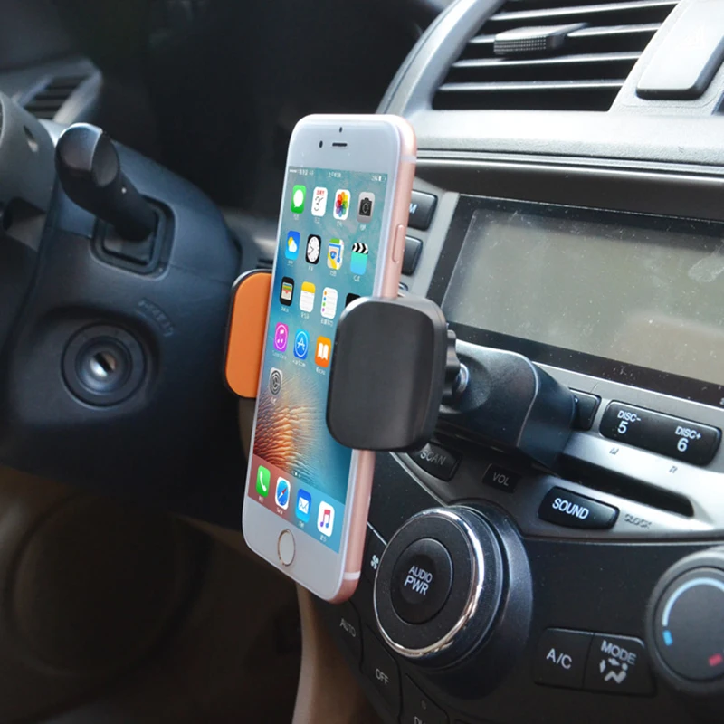 الهواء تنفيس CD فتحة 2In1 سيارة الهاتف المحمول العالمي حامل جبل حامل دعم ل فون X 7 Xiaomi سامسونج الهاتف المحمول اكسسوارات
