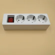 250V 16A 3/4/5 EU Sockets Outlet AC Power Charger Wall Socket Plug Mains Lead Strip Adapter With Switch No Extension Cable 250V 16A 3/4/5 EU Sockets Outlet AC Power Charger Wall Socket Plug Mains Lead Strip Adapter With Switch No Extension Cable