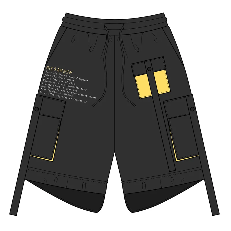 Аниме Fate/Grand Order FGO Gilgamesh, костюм для косплея, футболка, штаны, летний топ, повседневная одежда, унисекс, новинка